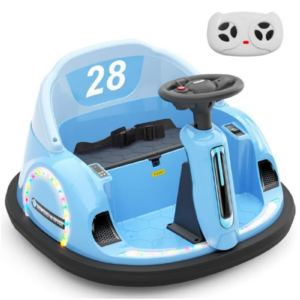 Auto tamponneuse KORIMEFA 12V pour enfants de 1 à 6ans bleu