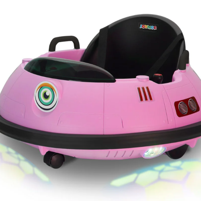 Voiture électrique JOYMOR 12 V pour enfants avec télécommande rose